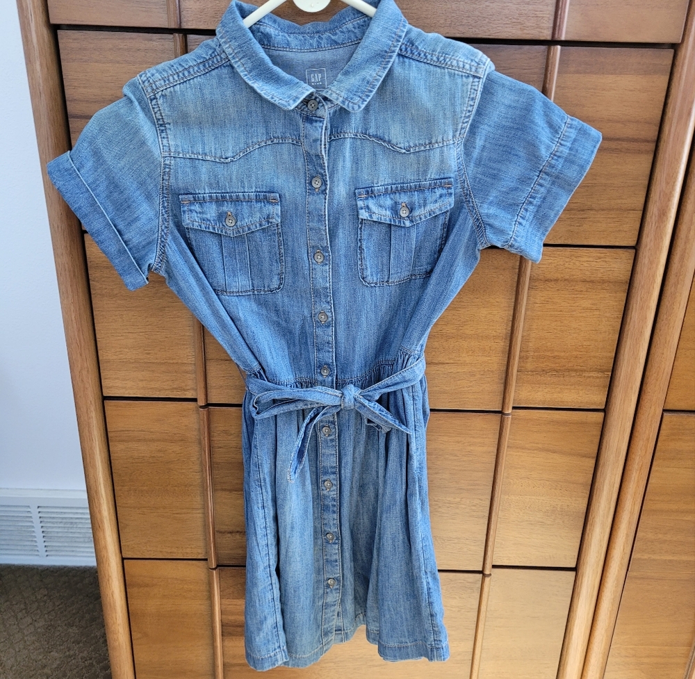 Denim Button-Up Jumpsuit